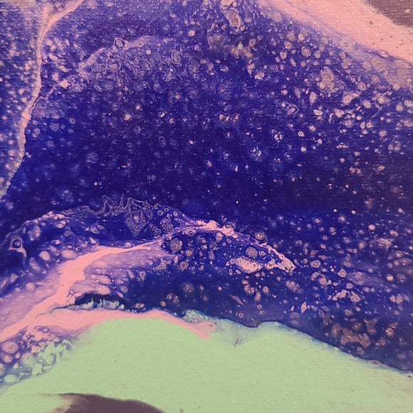 12"x12" HANDMADE PAINT POUR - Picture 2 of 4